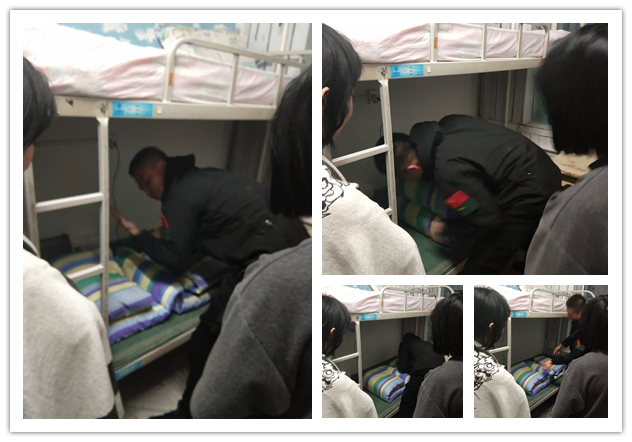 旅游商务学院学工人员深入学生公寓检查指导